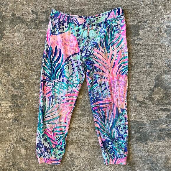 Lilly Pulitzer Other - Lilly Pulitzer Girls Destan Pant Multi Gypset Paradise M 6-7